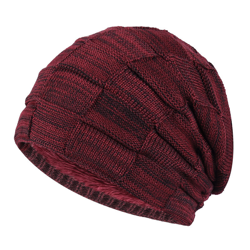 Velvet Warmth: The Fashionable Beanie Plus Velvet Knitted Hat