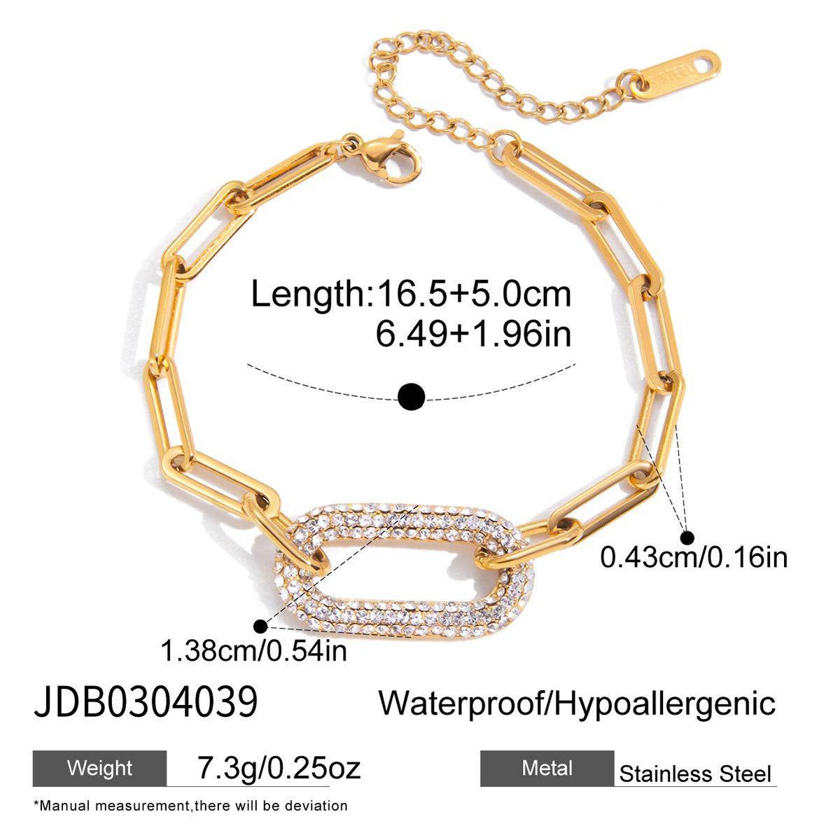 Bracelet Stainless Steel Ornament Women