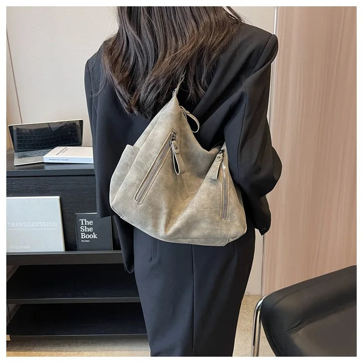 Women tote bag large capacity bag women crossbody bag small students shoulder bag commuting tote bag