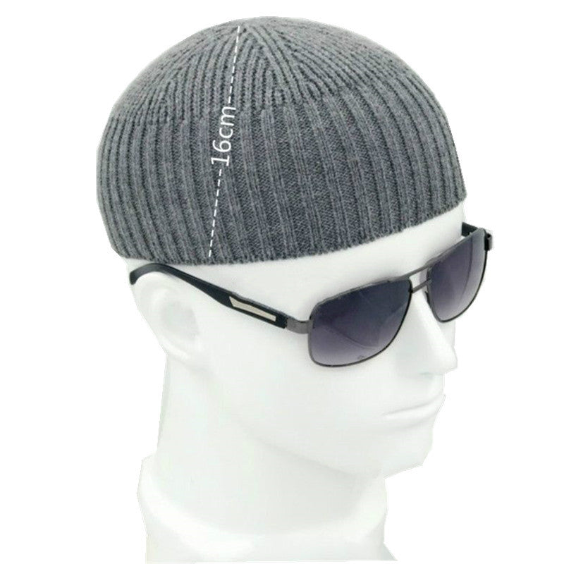 Urban Classic: Men's Short Cotton Knit Beanie