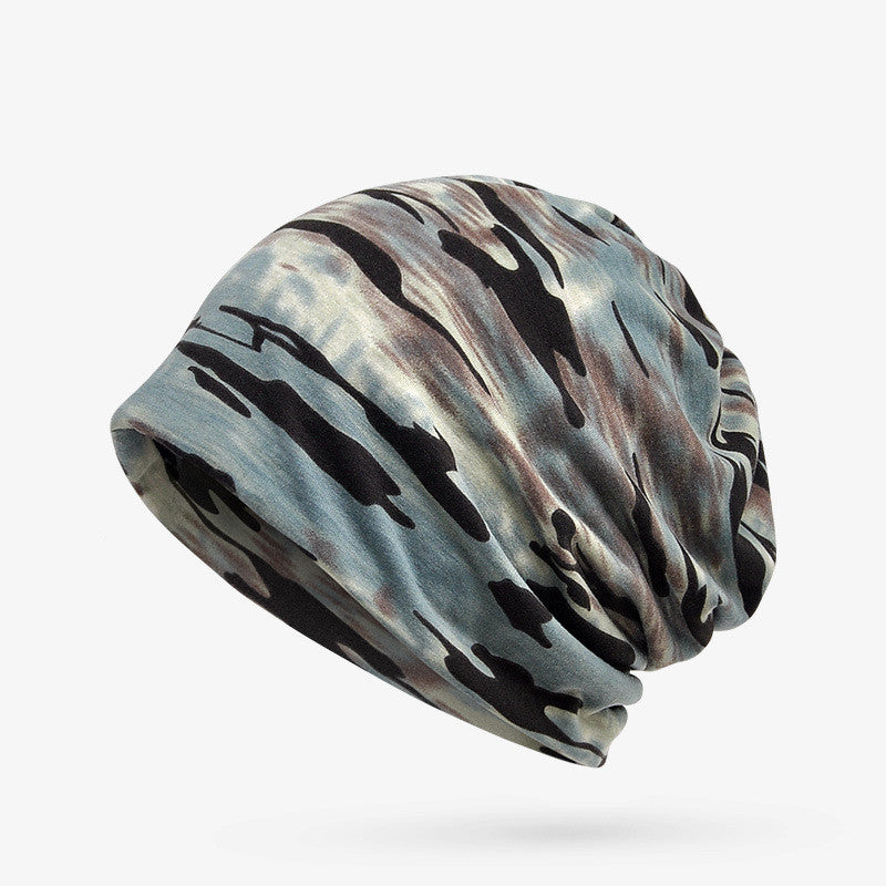 Urban Edge: Camouflage Flexible Beanie (Turban/Ring Scarf Style)