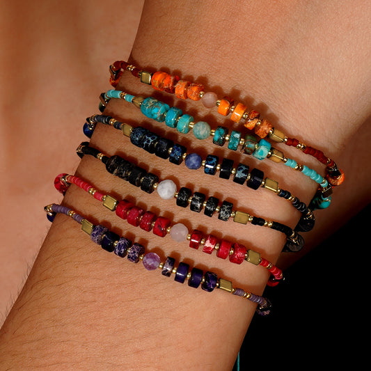 Handwoven Beaded Bracelet For Women
