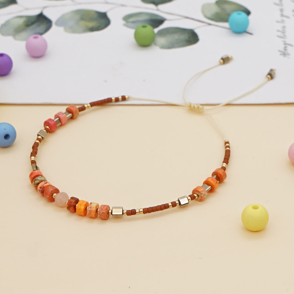 Handwoven Beaded Bracelet For Women