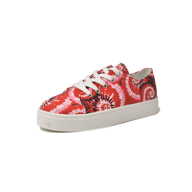 Colorful women's flat shoes
