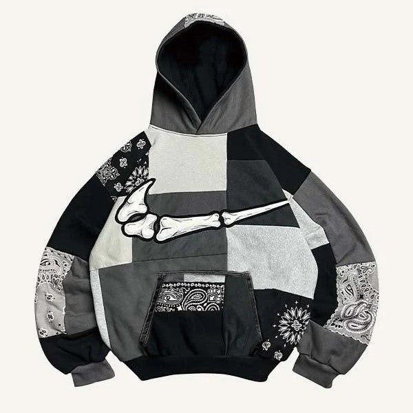 Fashion Printed Casual Sweater | Graphic Poly Pullover