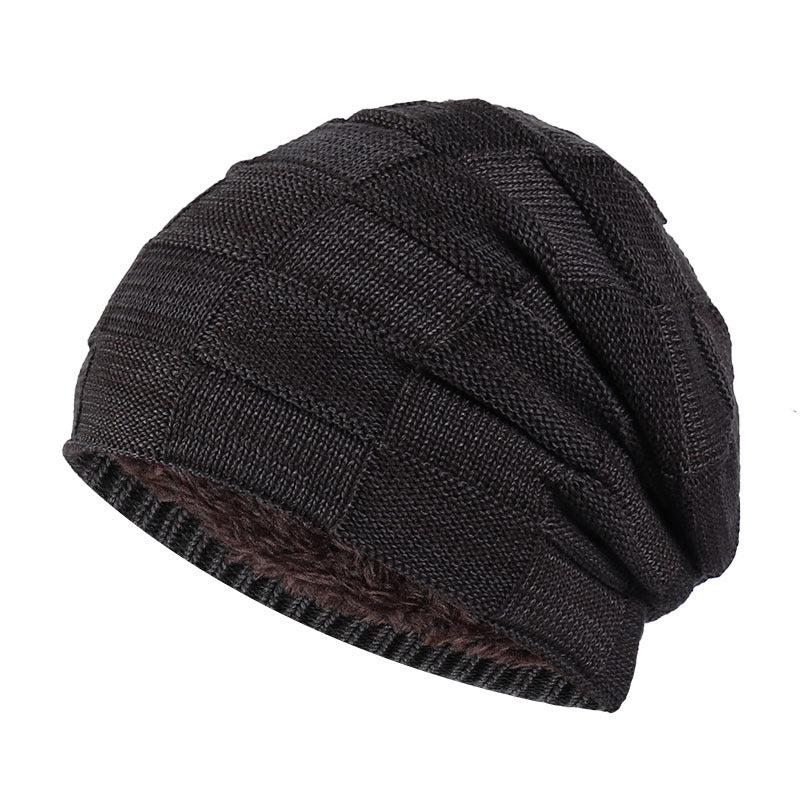 Velvet Warmth: The Fashionable Beanie Plus Velvet Knitted Hat