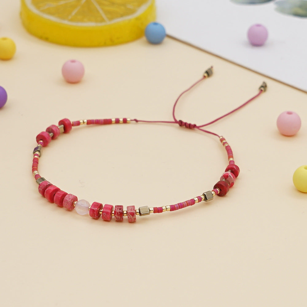 Handwoven Beaded Bracelet For Women
