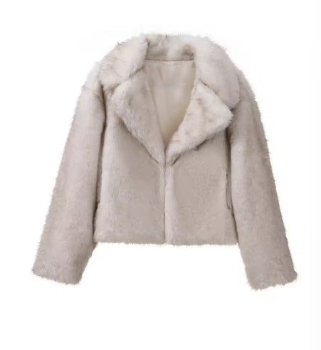 Women's Luxury Faux Fur Winter Top | Elegant Autumn Layering Piece