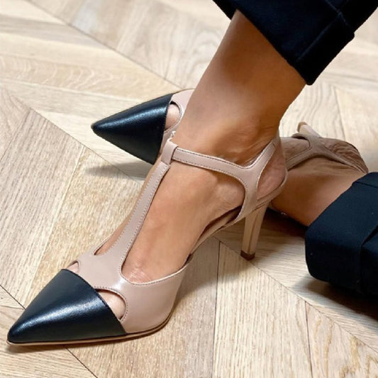 Dazzling Statement: Women's Statement Color Match High Heels For Summer