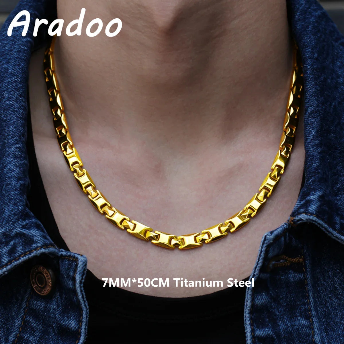 Modern Wellness: Titanium Steel Magnetic Necklace