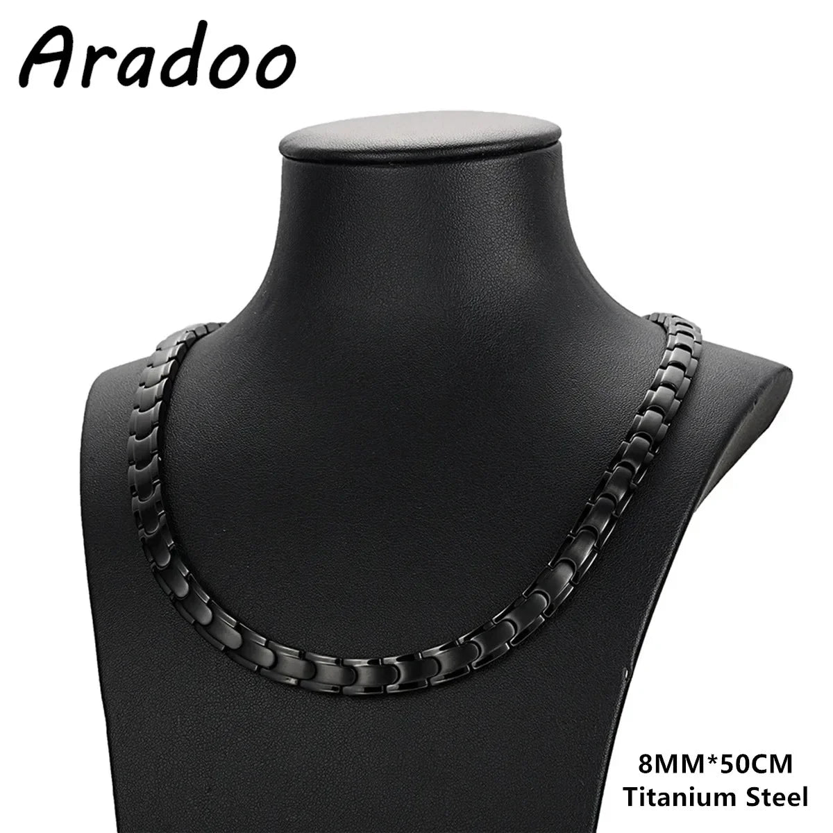 Modern Wellness: Titanium Steel Magnetic Necklace