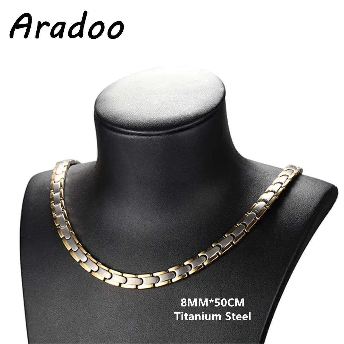 Modern Wellness: Titanium Steel Magnetic Necklace