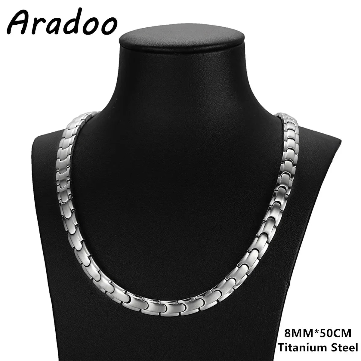 Modern Wellness: Titanium Steel Magnetic Necklace