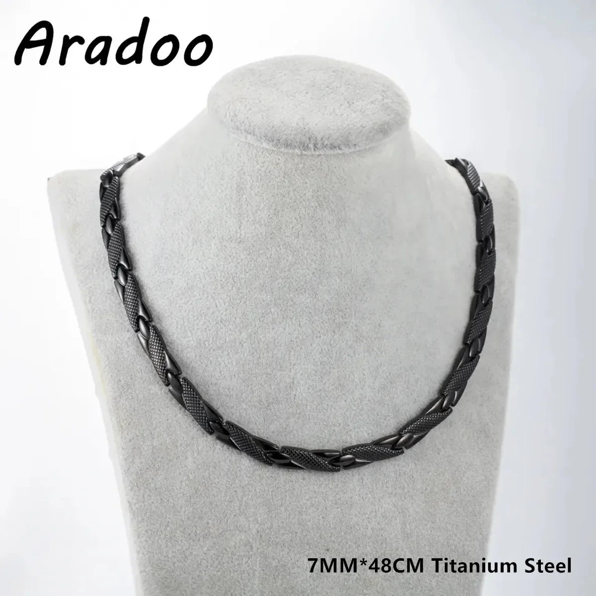 Modern Wellness: Titanium Steel Magnetic Necklace