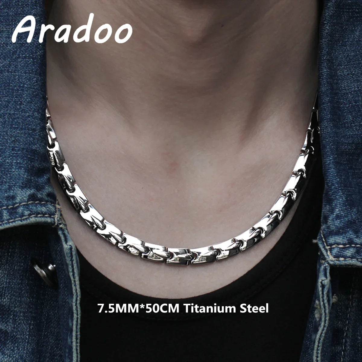 Modern Wellness: Titanium Steel Magnetic Necklace