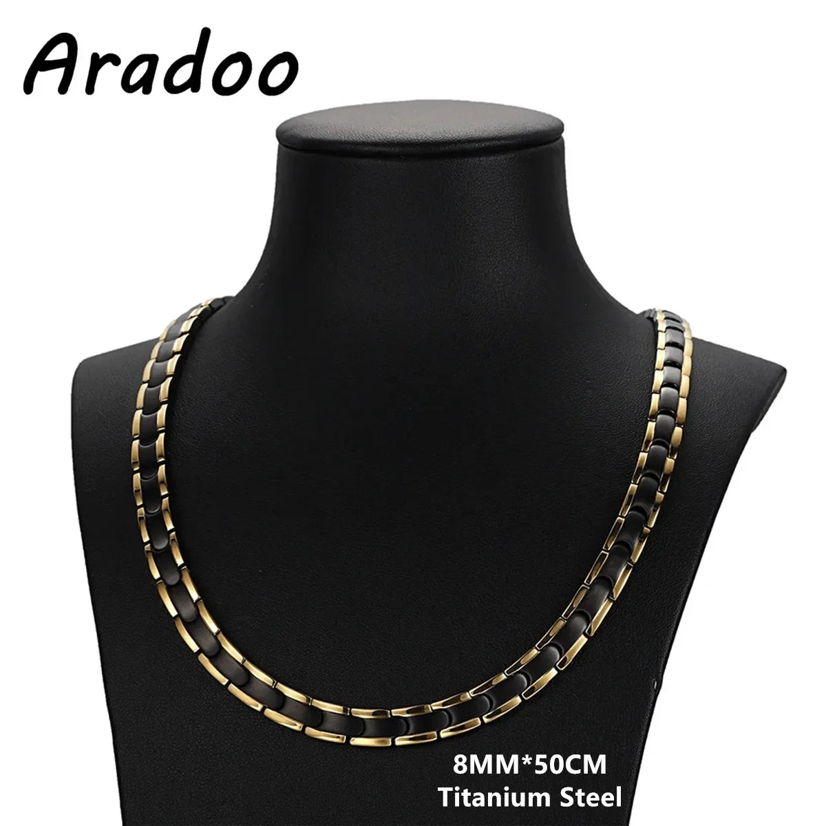 Modern Wellness: Titanium Steel Magnetic Necklace