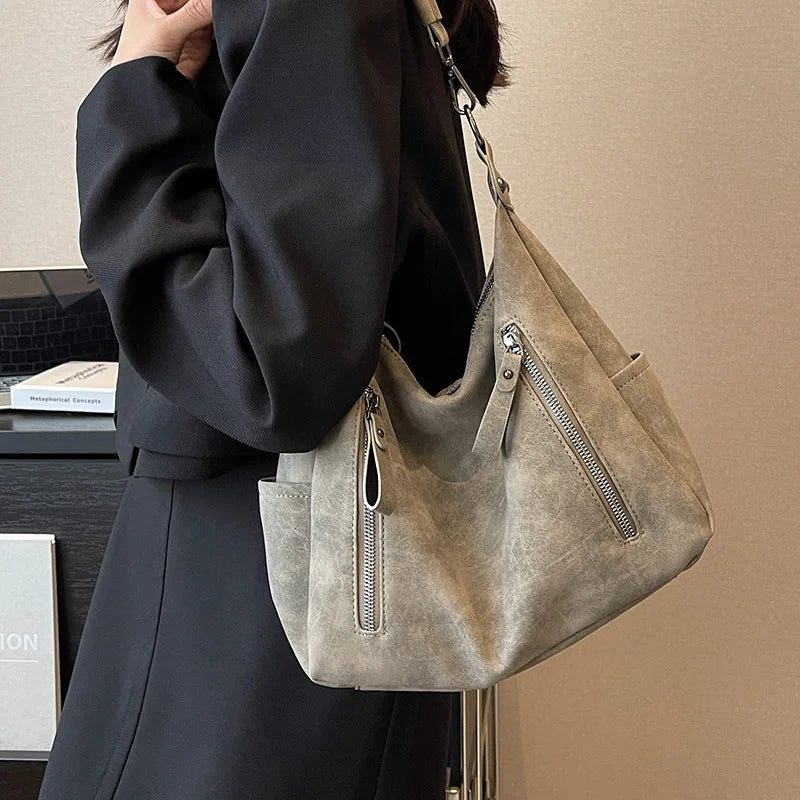 Women tote bag large capacity bag women crossbody bag small students shoulder bag commuting tote bag