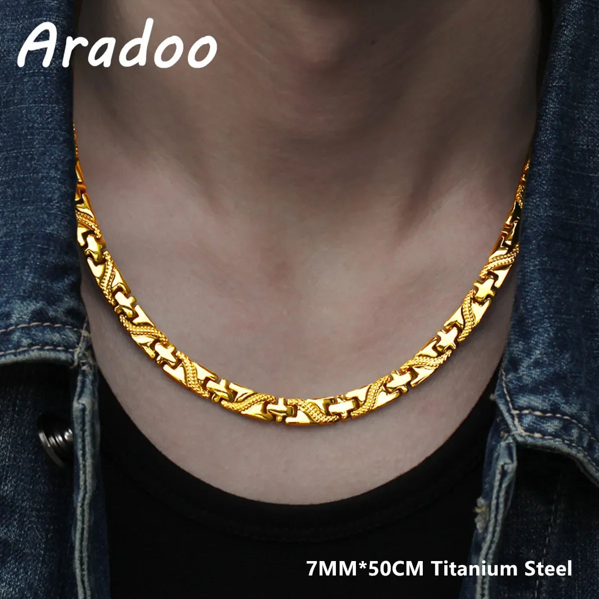 Modern Wellness: Titanium Steel Magnetic Necklace