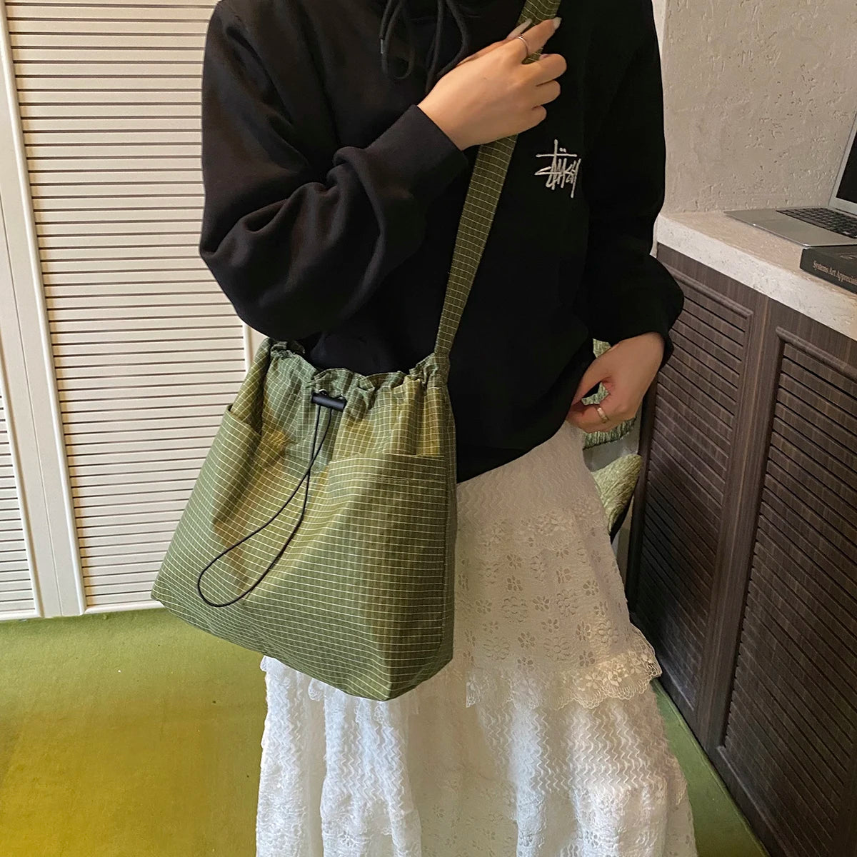 Handbags for women. Leisure big bag female 2025 new fashion cloth shoulder bag large capacity tote bag commuter messenger bag