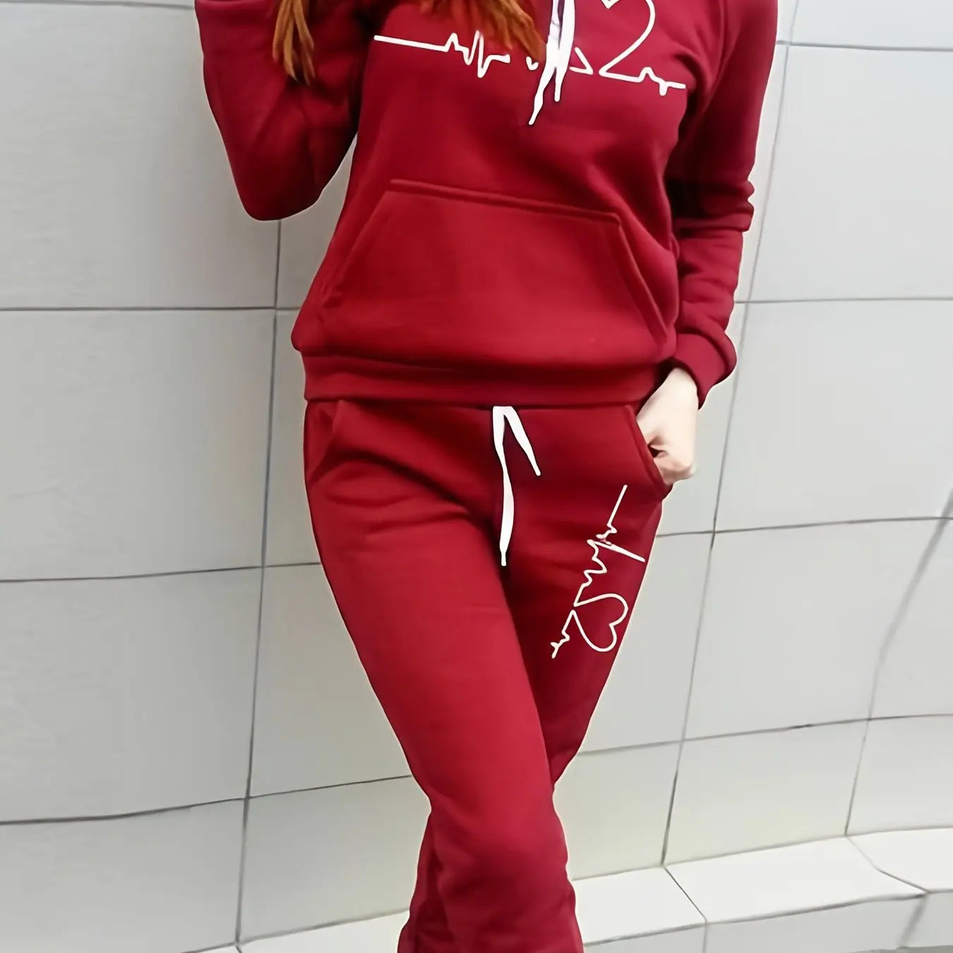 Ultimate Cozy Chic: Women's Plush Street Wear Set