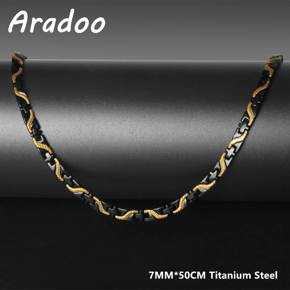 Modern Wellness: Titanium Steel Magnetic Necklace
