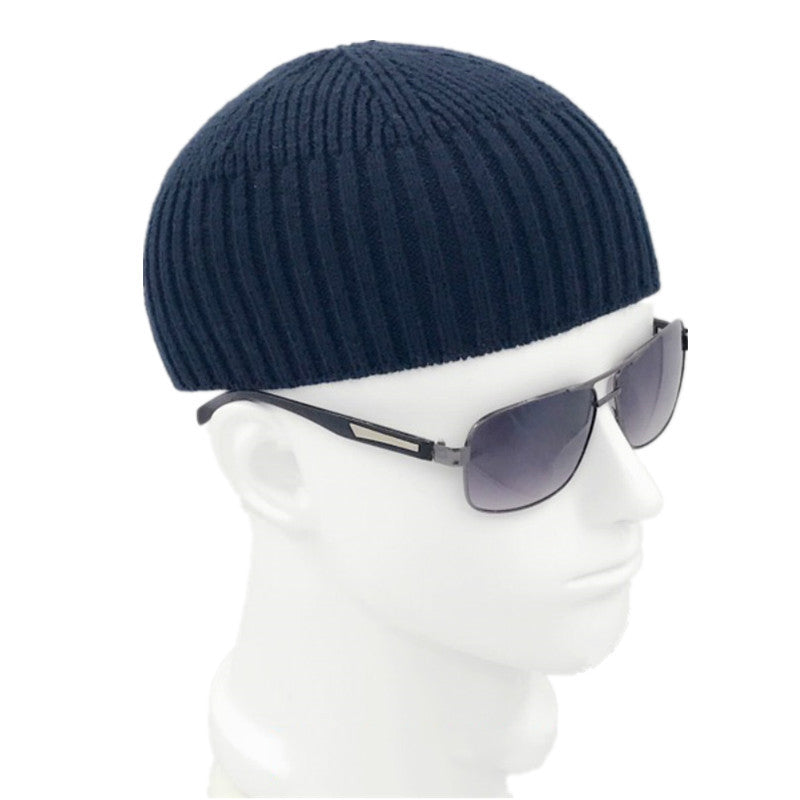 Urban Classic: Men's Short Cotton Knit Beanie