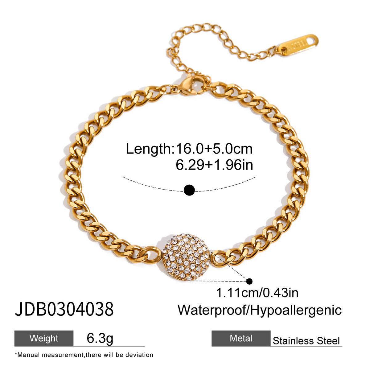 Bracelet Stainless Steel Ornament Women