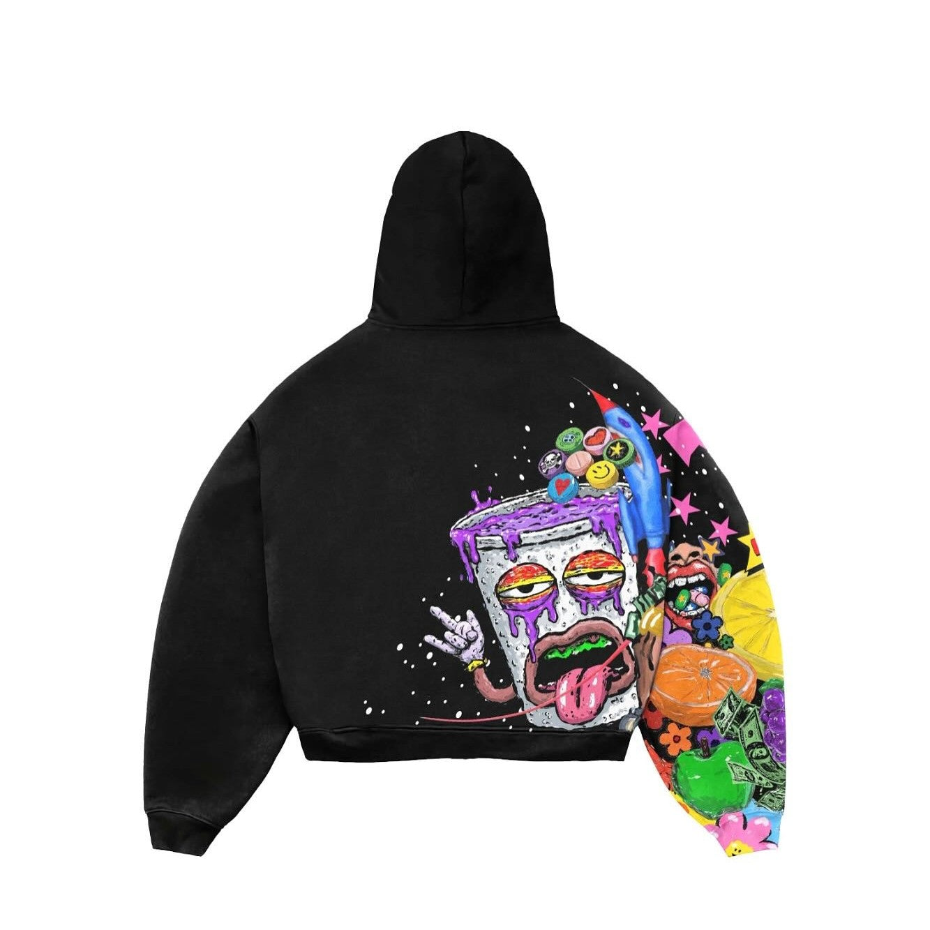Fashion Printed Hoodie Jacket | Casual Graphic Outerwear