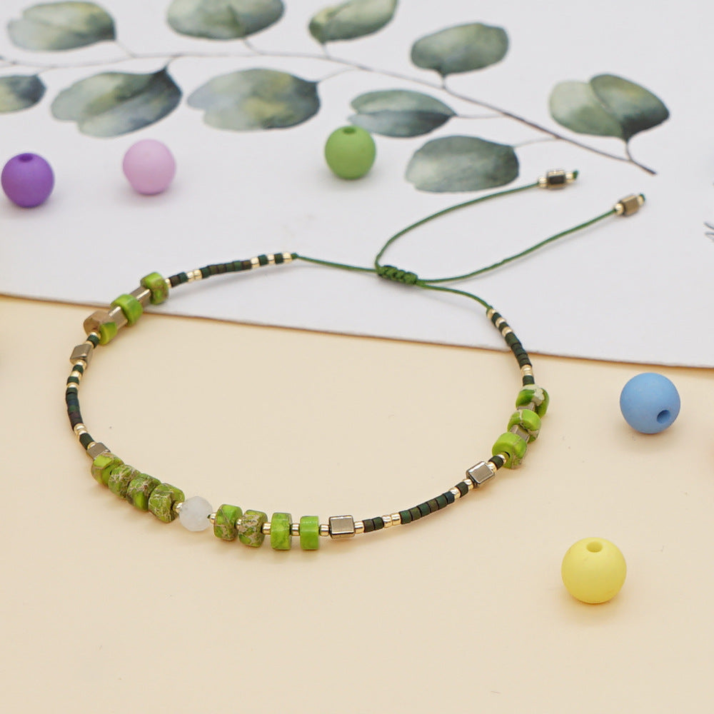 Handwoven Beaded Bracelet For Women
