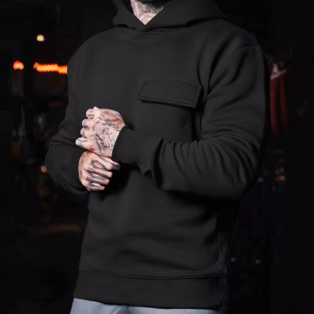Plus Size Cotton Hooded Pullover | Casual Pocket Hoodie