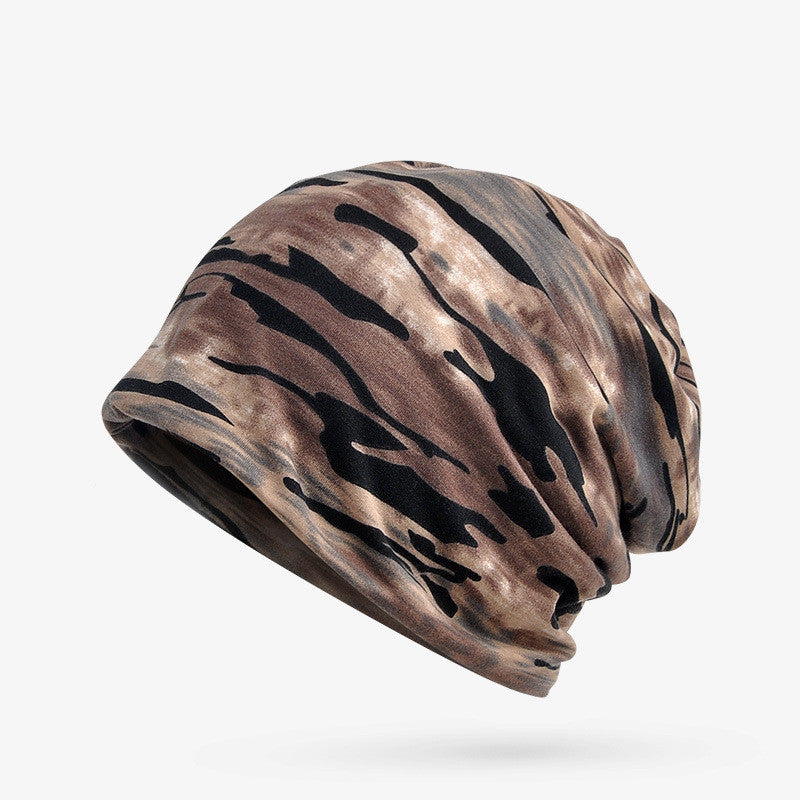 Urban Edge: Camouflage Flexible Beanie (Turban/Ring Scarf Style)